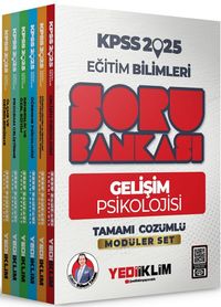 2025 KPSS Eğitim Bilimleri Tamamı Çözümlü Modüler Set Soru Bankası (6 Kitap)