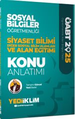2025 ÖABT Sosyal Bilgiler Öğretmenliği Siyaset Bilimi Diğer Sosyal Bilim Alanları ve Alan Eğitimi Konu Anlatımı 