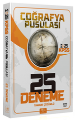 2025 KPSS Coğrafya Pusulası Tamamı Çözümlü 25 Deneme