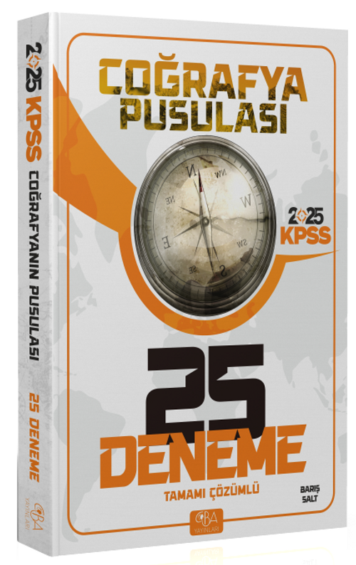 2025 KPSS Coğrafya Pusulası Tamamı Çözümlü 25 Deneme