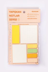 Turuncu Yapışkan Not Seti • Post-it • Sticky Note