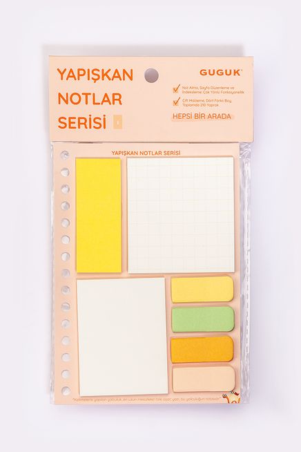 Turuncu Yapışkan Not Seti • Post-it • Sticky Note