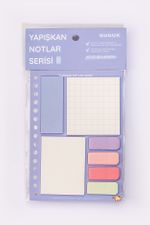 Mor Yapışkan Not Seti • Post-it • Sticky Note