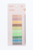 Vanilya 10 Renkli Cetvelli Şeffaf Pet Index • Index Sticker • Post-it • Sticky Note