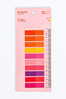 Tutku 10 Renkli Cetvelli Şeffaf Pet Index • Index Sticker • Post-it • Sticky Note