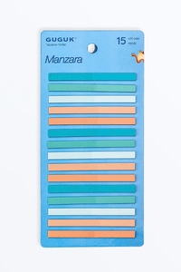 Manzara 15 Renkli Şeffaf Pet Index • Index Sticker • Post-it • Sticky Note
