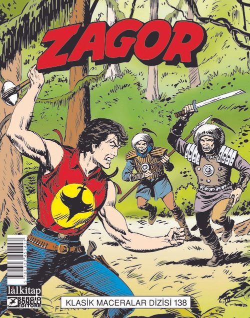 Zagor Klasik Maceralar Cilt 138 / Sarı Gölgeler-Siyah Ayna-Gömülmüş Dehşet-Dehşet Dağları