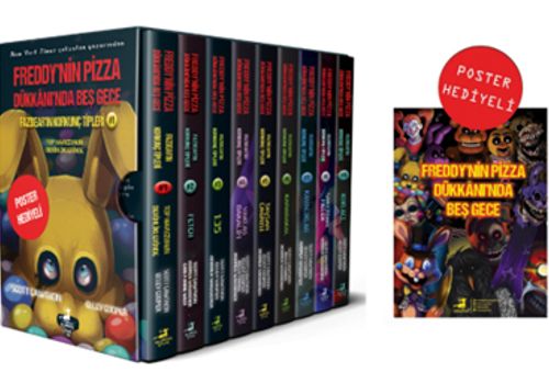 FRIDAY&FLASH えなこ 6冊セット Fazbear'in Korkunç Tipleri 9 Kitaplık Kutulu Set (Poster Hediyeli