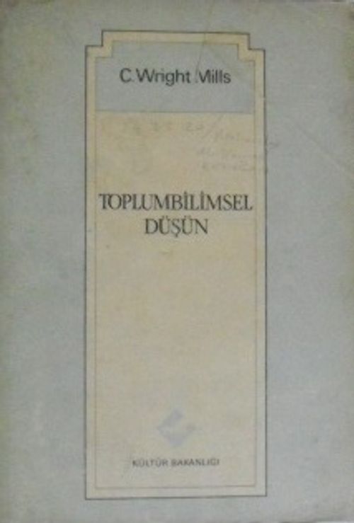 Toplumbilimsel Düşün / 13-D-15