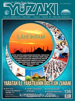 Yüzakı Aylık Edebiyat, Kültür, Sanat, Tarih ve Toplum Dergisi / Sayı:136 Haziran 2016