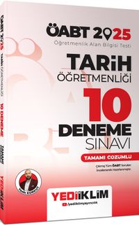 2025 ÖABT Tarih Öğretmenliği Tamamı Çözümlü 10 Deneme Sınavı