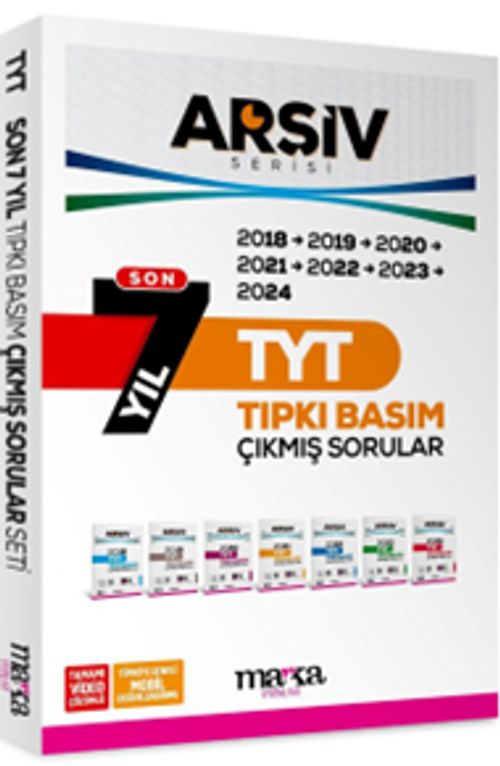Son 7 Yıl TYT Arşiv Serisi Tıpkı Basım Fasikül Fasikül Çıkmış Sorular Tamamı Video Çözümlü