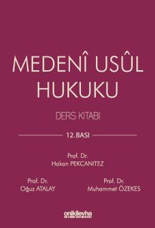 Medeni Usul Hukuku Ders Kitabı