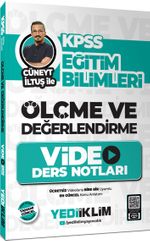 KPSS Eğitim Bilimleri Ölçme ve Değerlendirme Cüneyt İltuş İle Video Ders Notları