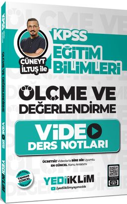 KPSS Eğitim Bilimleri Ölçme ve Değerlendirme Cüneyt İltuş İle Video Ders Notları