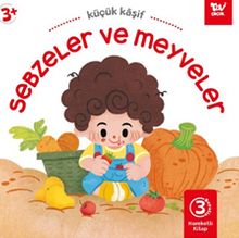 Hareketli Kitap 3d Küçük Kaşif Sebzeler ve Meyveler