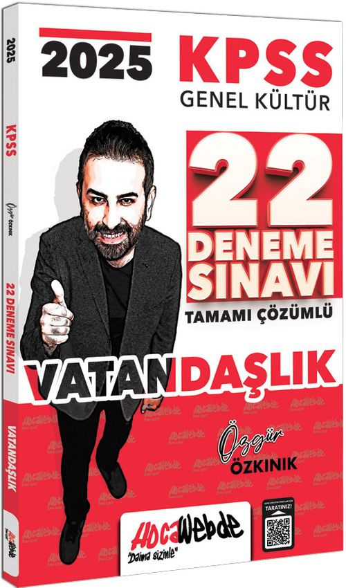 2025 KPSS Genel Kültür Vatandaşlık Tamamı Çözümlü 22 Deneme Sınavı