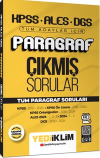 2025 KPSS ALES DGS Tüm Adaylar İçin Paragraf Tamamı PDF Çözümlü Çıkmış Sorular