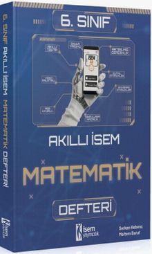 6. Sınıf Akıllı İsem Matematik Defteri