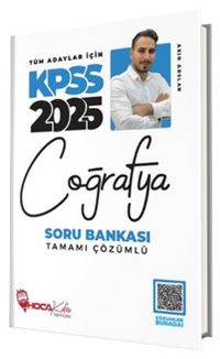 2025 KPSS Coğrafya Soru Bankası Çözümlü 