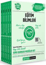 2025 KPSS Eğitim Bilimleri Tamamı Video Çözümlü Soru Bankası Modüler Seti - (6 Kitap)