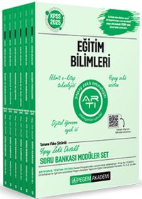 2025 KPSS Eğitim Bilimleri Tamamı Video Çözümlü Soru Bankası Modüler Seti - (6 Kitap)