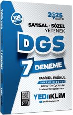 2025 DGS Sayısal-Sözel Yetenek 7 Fasikül Deneme