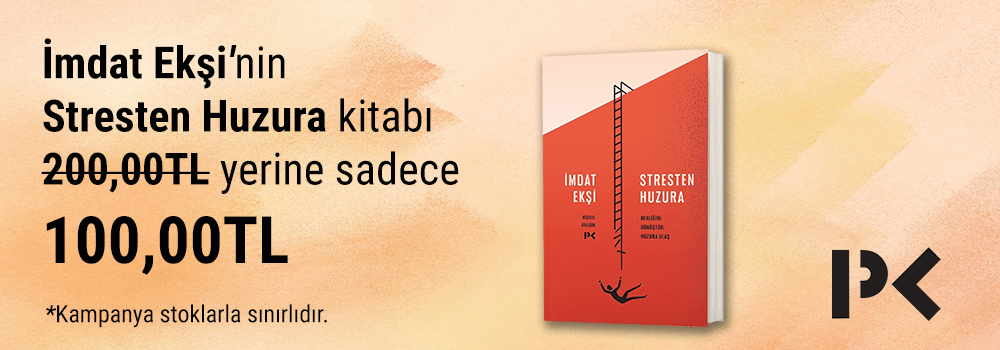 İmdat Ekşi'nin "Stresten Huzura" kitabı 200,00 TL yerine sadece 100,00 TL!