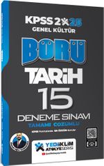 2025 KPSS Genel Kültür Börü Tarih Tamamı Çözümlü 15 Deneme Sınavı