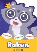 Şekilli Hayvanlar Serisi / Rakun Aktivite Boyama Çıkartma Kitabı