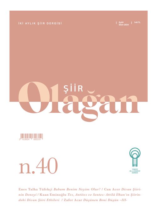 Olağan Şiir Dergisi Sayı: 40 Eylül-Ekim 2024