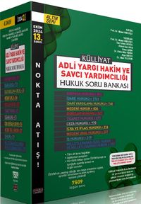 Külliyat Adli Hakim ve Savcı Yardımcılığı Hukuk Soru Bankası