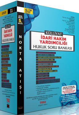 Külliyat İdari Hakim Yardımcılığı Hukuk Soru Bankası