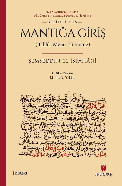 Mantığa Giriş (Tahlil - Metin - Tercüme)