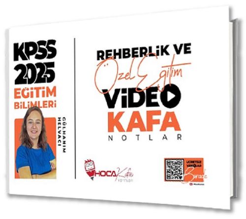 2025 KPSS Eğitim Bilimleri Rehberlik ve Özel Eğitim Video Kafa Notlar 