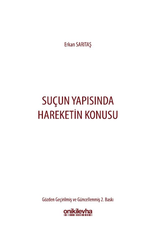 Suçun Yapısında Hareketin Konusu