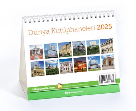 2025 Kitapyurdu Masa Takvimi (Dünya Kütüphaneleri)