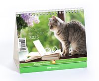 2025 Kitapyurdu Masa Takvimi (Kediler ve Kitap)