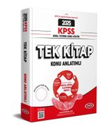 2025 KPSS Genel Yetenek - Genel Kültür Tek Kitap Konu Anlatımlı