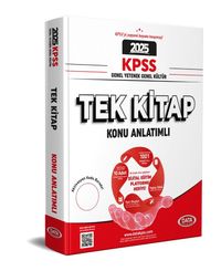 2025 KPSS Genel Yetenek - Genel Kültür Tek Kitap Konu Anlatımlı