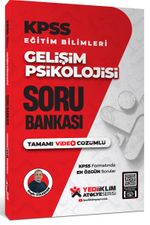 KPSS Eğitim Bilimleri Gelişim Psikolojisi Tamamı Video Çözümlü Soru Bankası