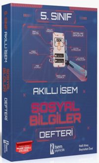 5. Sınıf Akıllı İsem Defteri Sosyal Bilgiler 