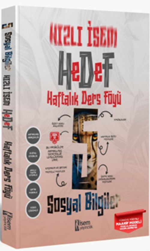 2025 Hızlı İsem Hedef 5.Sınıf Sosyal Bilgiler Haftalık Ders Föyü
