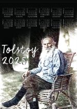 2025 Takvimli Poster - Yazarlar - Tolstoy