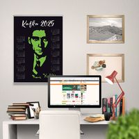 2025 Takvimli Poster - Yazarlar - Franz Kafka