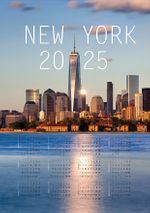 2025 Takvimli Poster - Şehirler - New York