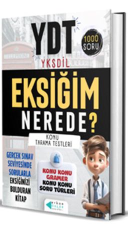YDT-YKSDİL Eksiğim Nerede Soru Bankası