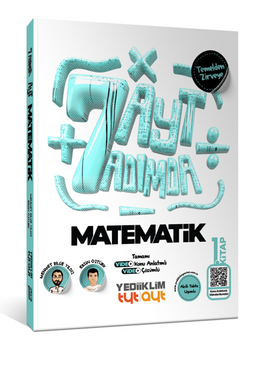 AYT Yedi Adımda Temelden Zirveye Matematik Tamamı Video Konu Anlatımlı ve Tamamı Video Çözümlü Soru Bankası 1. Kitap