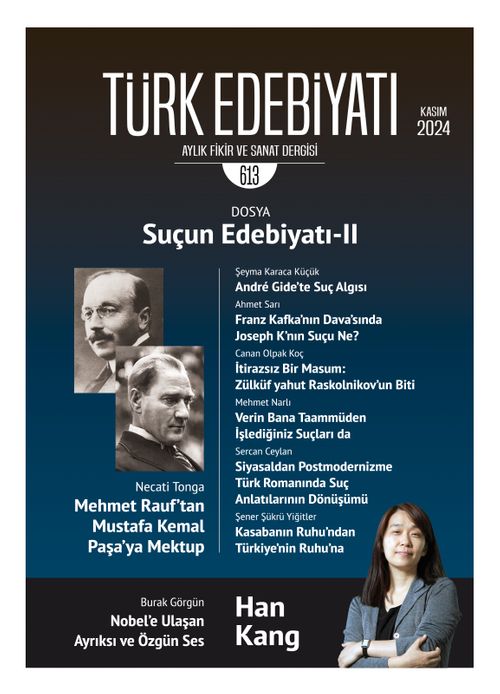 Türk Edebiyatı Aylık Fikir ve Sanat Dergisi Sayı: 613 Kasım 2024