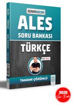 2024 ALES Türkçe Tamamı Çözümlü Soru Bankası 